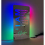 Зеркало с логотипом компании с неоновой RGB подсветкой E071 в интернет-магазине «Зеркала с подсветкой» фото